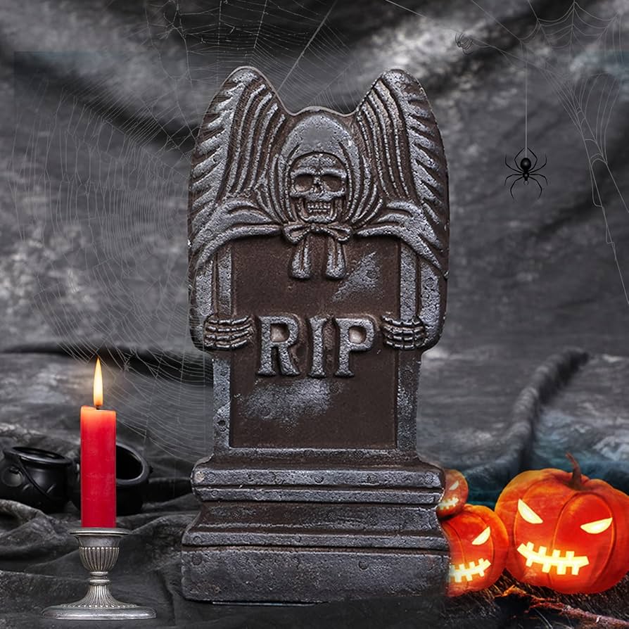 ハロウィン　コーネリアス墓石 ハロウィン コーネリアス墓石 Amazon.co.jp: 墓用ハロウィン墓石